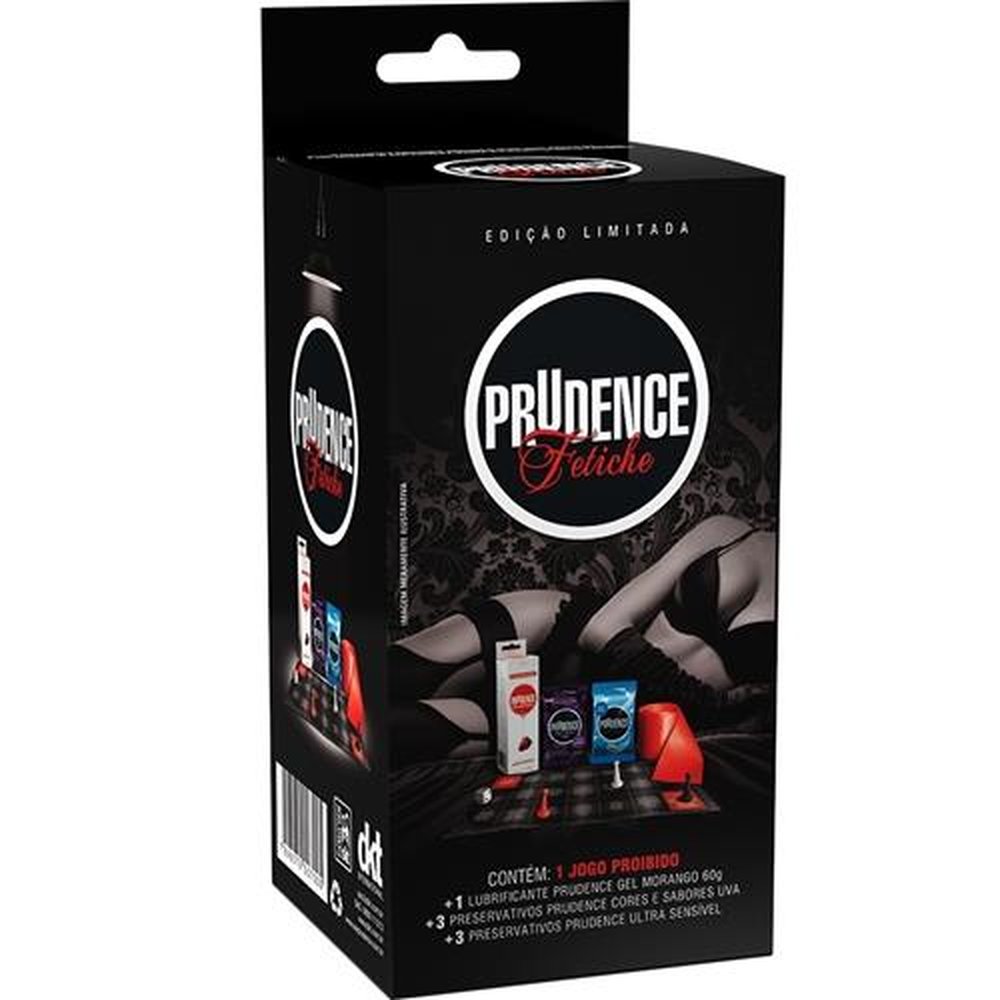 Gel Lubrificante Morango Fire 60g - (Promoção Kit Fetiche c/ 6 Preservativos + Jogo Proibido) - Prudence