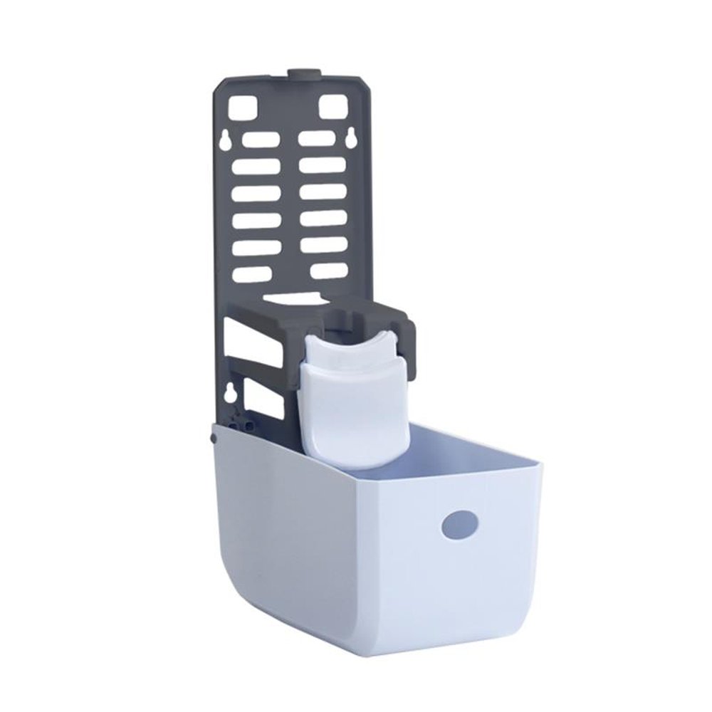 Dispenser Para Sabonete Liquido Ou Alcool Gel 800ML Sem Reservatorio Cinza e Branco New Classic Nobre
