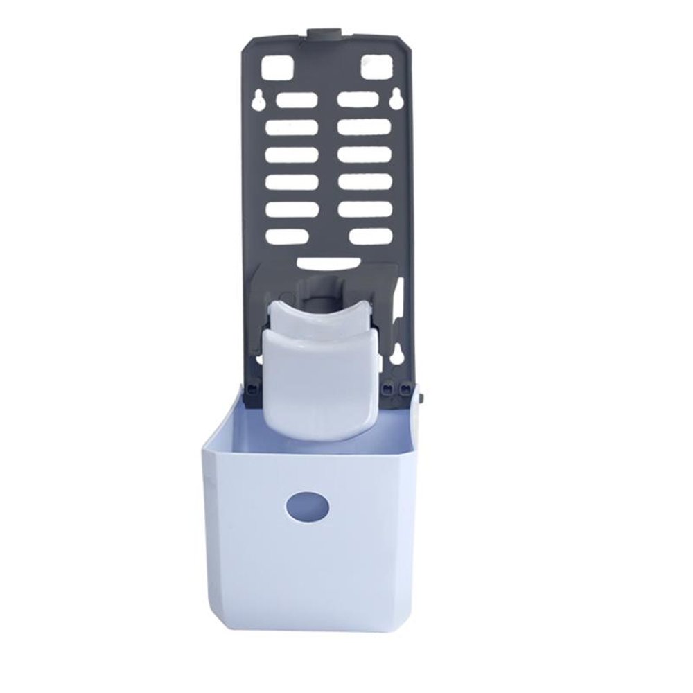 Dispenser Para Sabonete Liquido Ou Alcool Gel 800ML Sem Reservatorio Cinza e Branco New Classic Nobre
