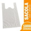 Sacola Uzzi Branca 30x38 Suporta 3kg - Embalagem com 1000 Unidades