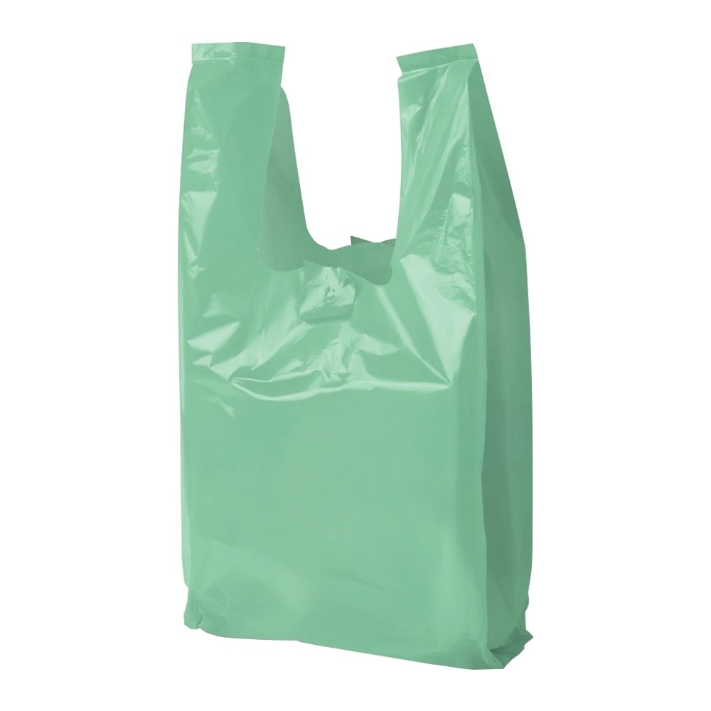 Sacola Uzzi Verde 38x48 Suporta 4kg - Embalagem com 1000 Unidades