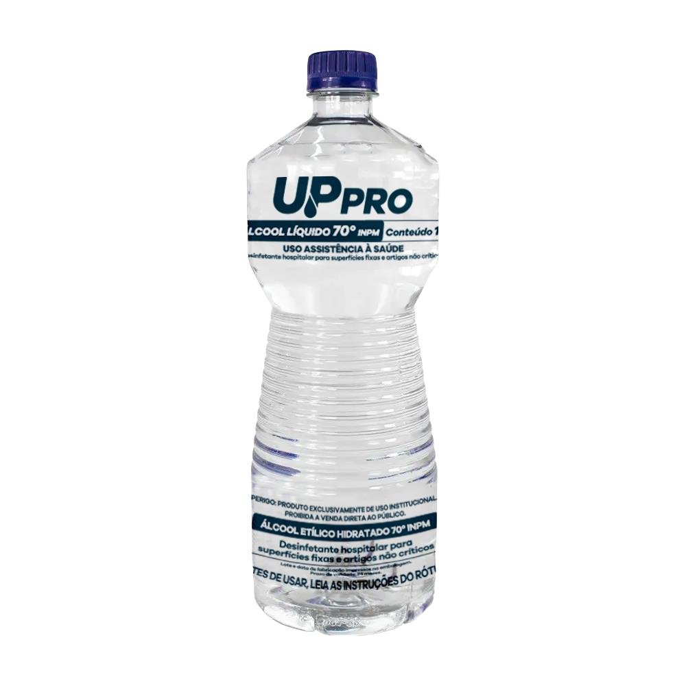 Alcool Liquido 70% 1L Desinfectante Hospitalar UPPRO