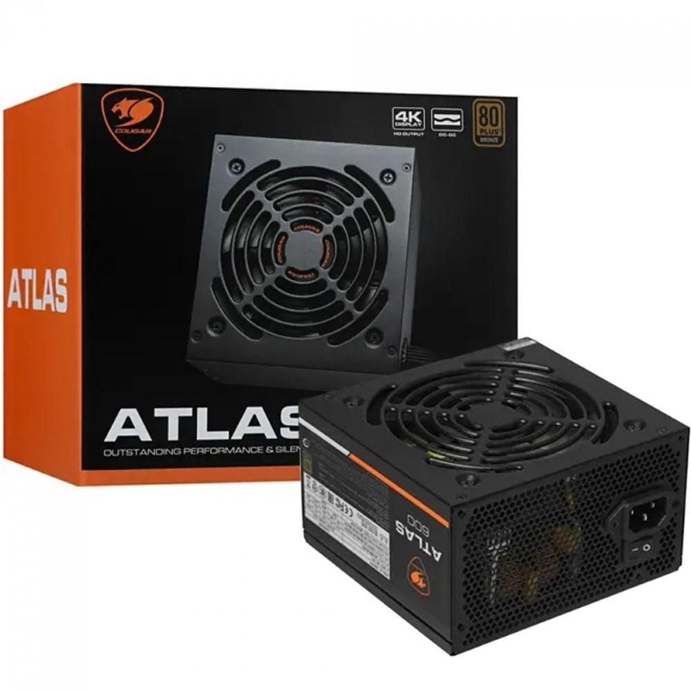 Fonte Cougar Atlas 600w 80 Plus Bronze Pfc Ativo 31AT060002P01
