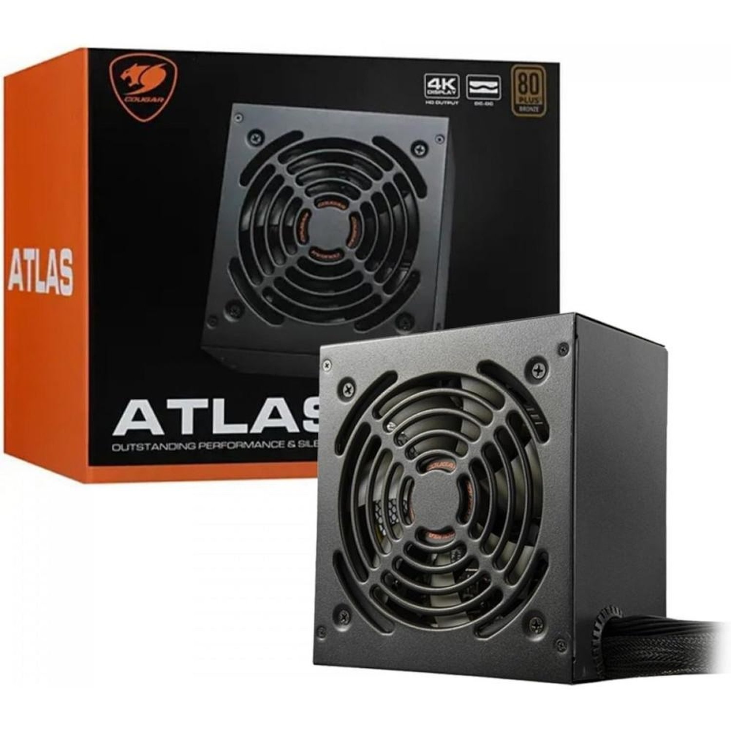 Fonte Pc 650w Cougar Atlas Cgr Ba-650, 80 Plus Bronze