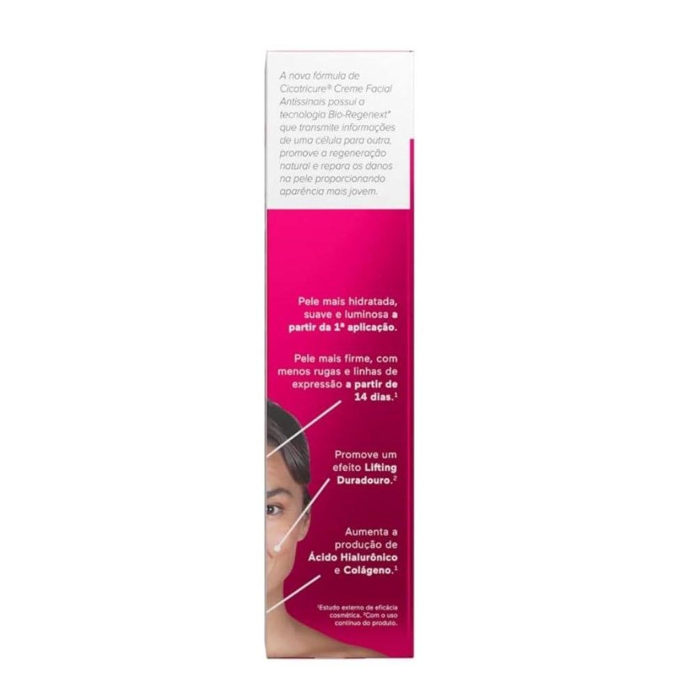 Creme Facial Cicatricure Para Rugas Antissinais 30g
