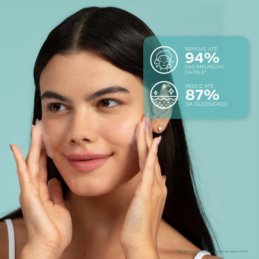 Gel de Limpeza Facial Suave e Profunda Antioleosidade Efeito Hidra Matte Monange 120g