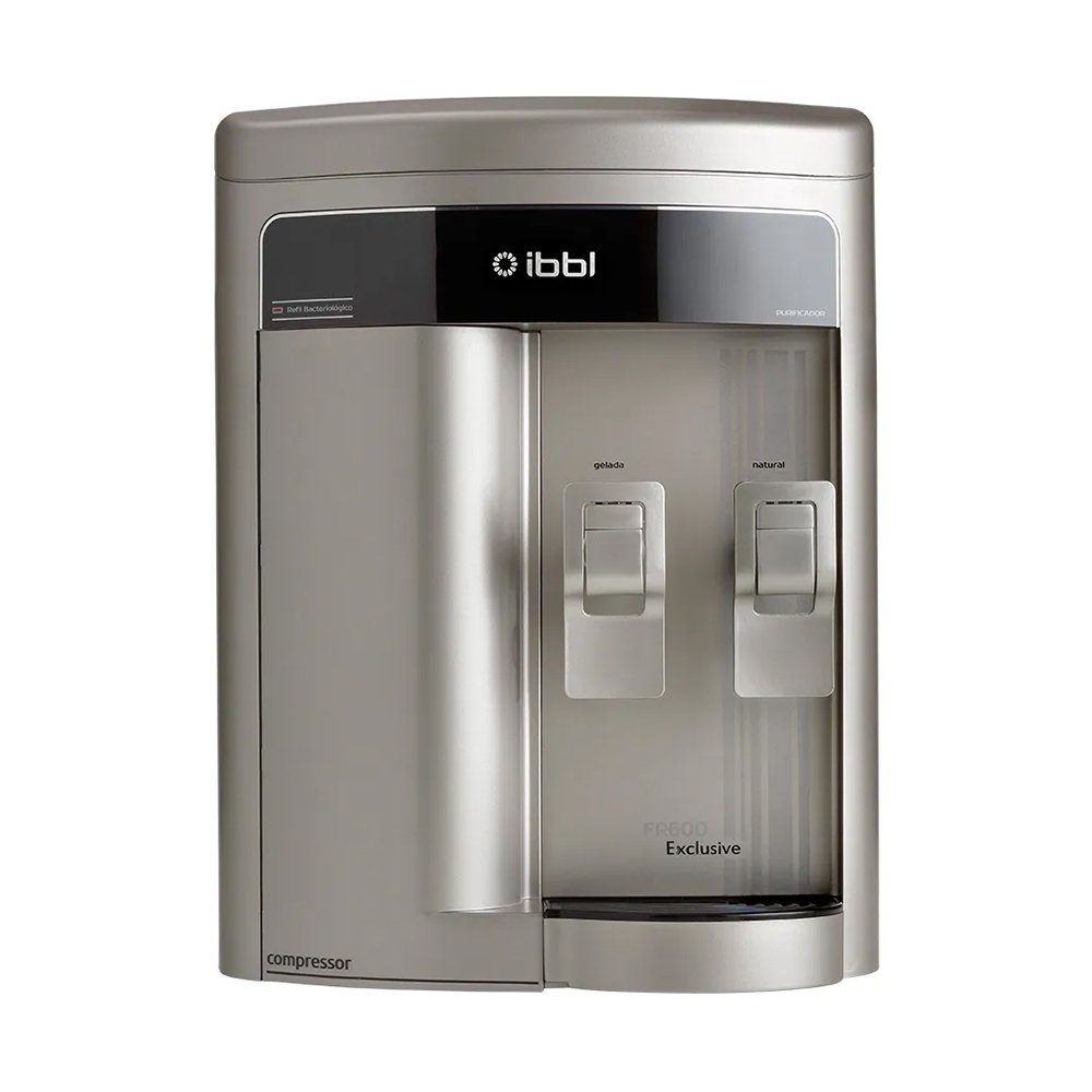 Purificador de Água IBBL FR-600 Exclusive - Com Compressor, Prata, 110V