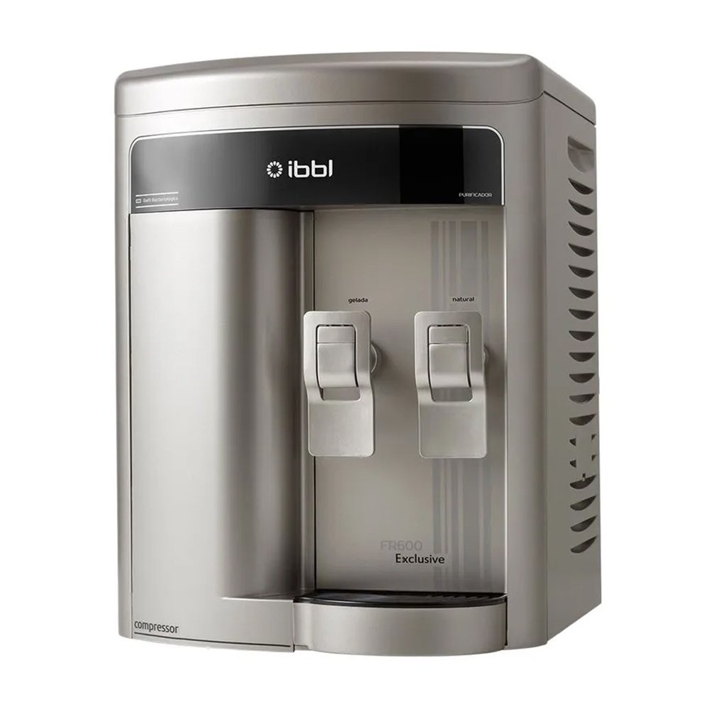 Purificador de Água IBBL FR-600 Exclusive - Com Compressor, Prata, 110V