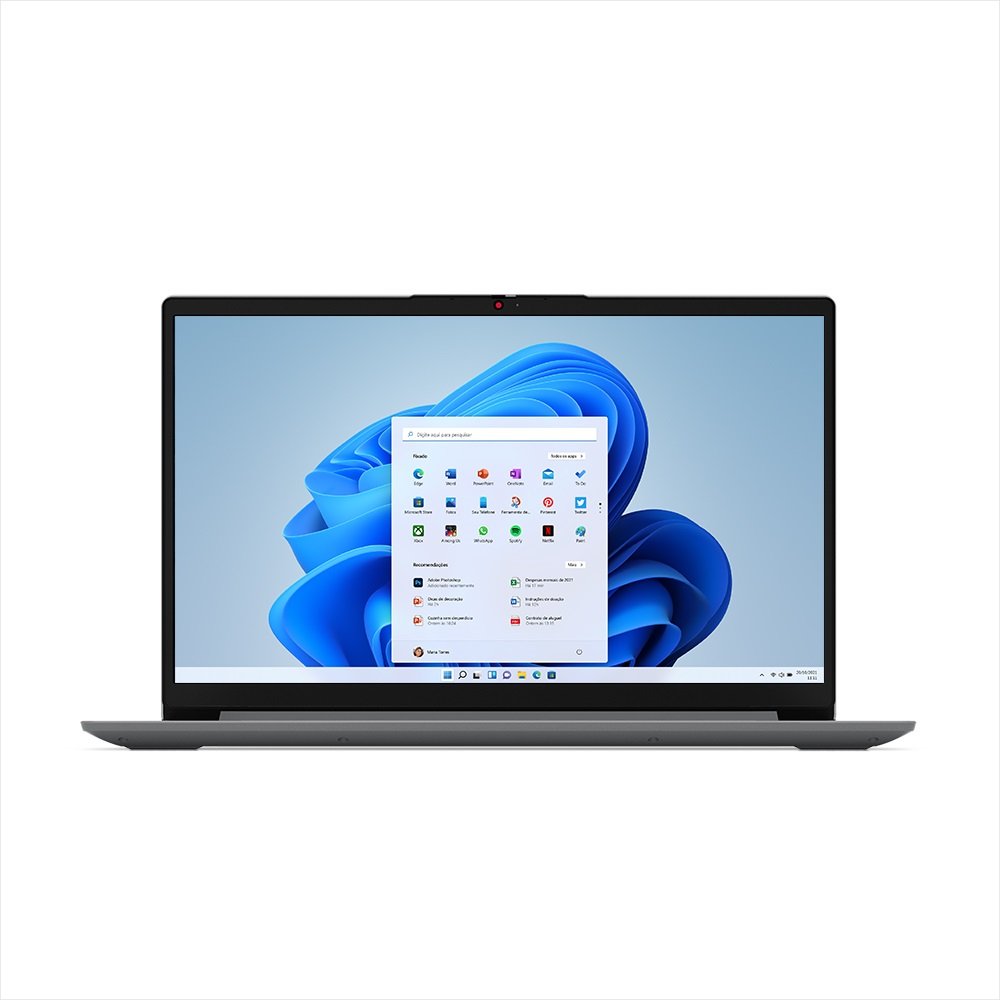 Notebook 15.6" Lenovo Ideapad 1i I7-1255u, Memoria 12gb, Ssd 512gb Nvme, Windows 11, 82vy000pbr
