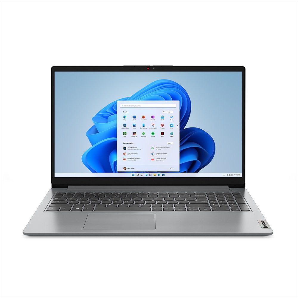 Notebook 15.6" Lenovo Ideapad 1i I7-1255u, Memoria 12gb, Ssd 512gb Nvme, Windows 11, 82vy000pbr