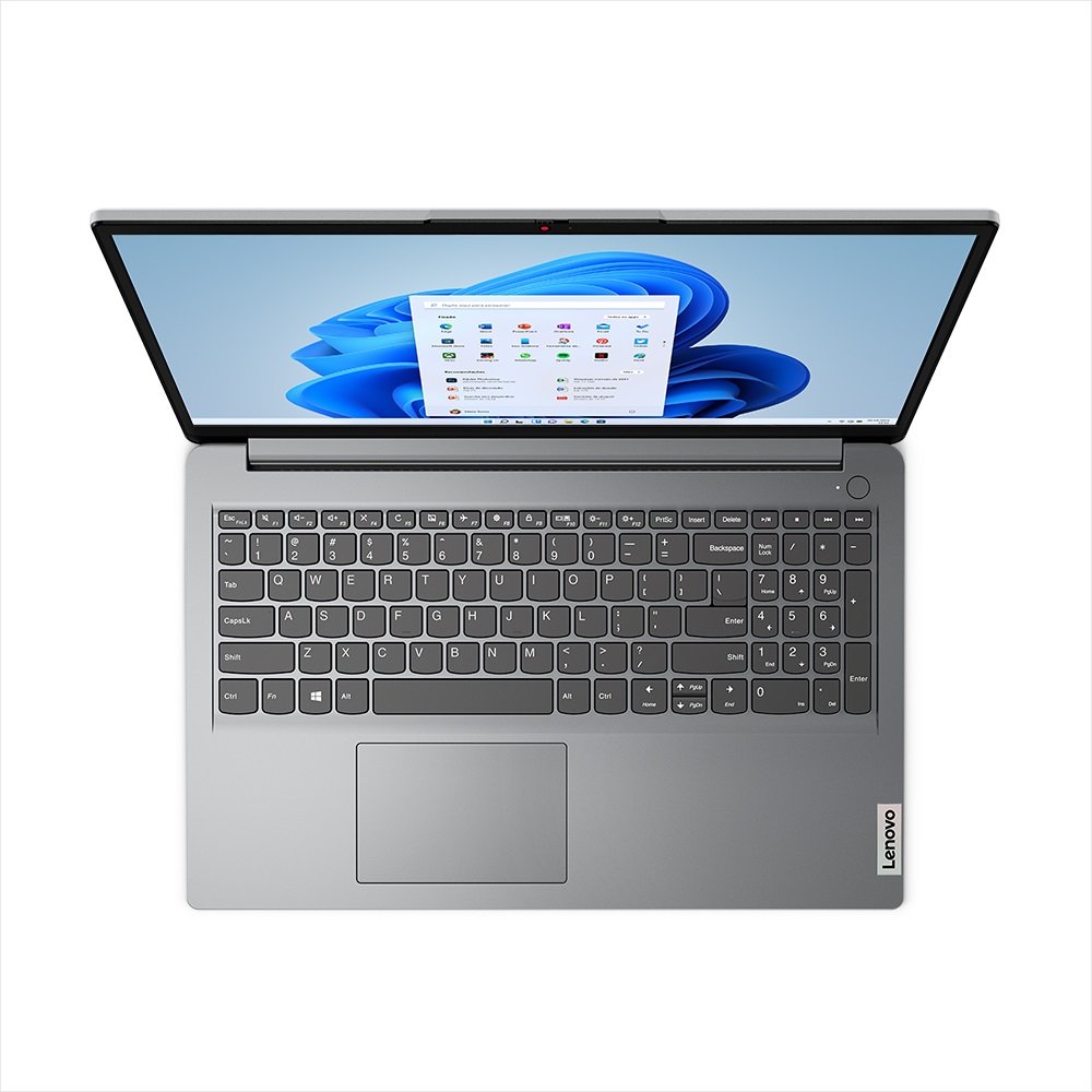 Notebook 15.6" Lenovo Ideapad 1i I7-1255u, Memoria 12gb, Ssd 512gb Nvme, Windows 11, 82vy000pbr