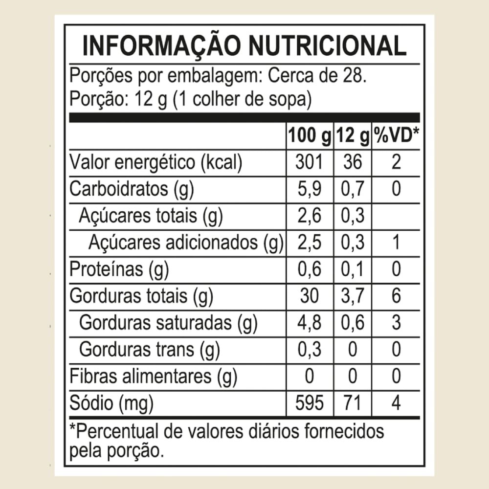 Maionese Hellmanns Alho Squeez 335g - Embalagem com 24 Unidades