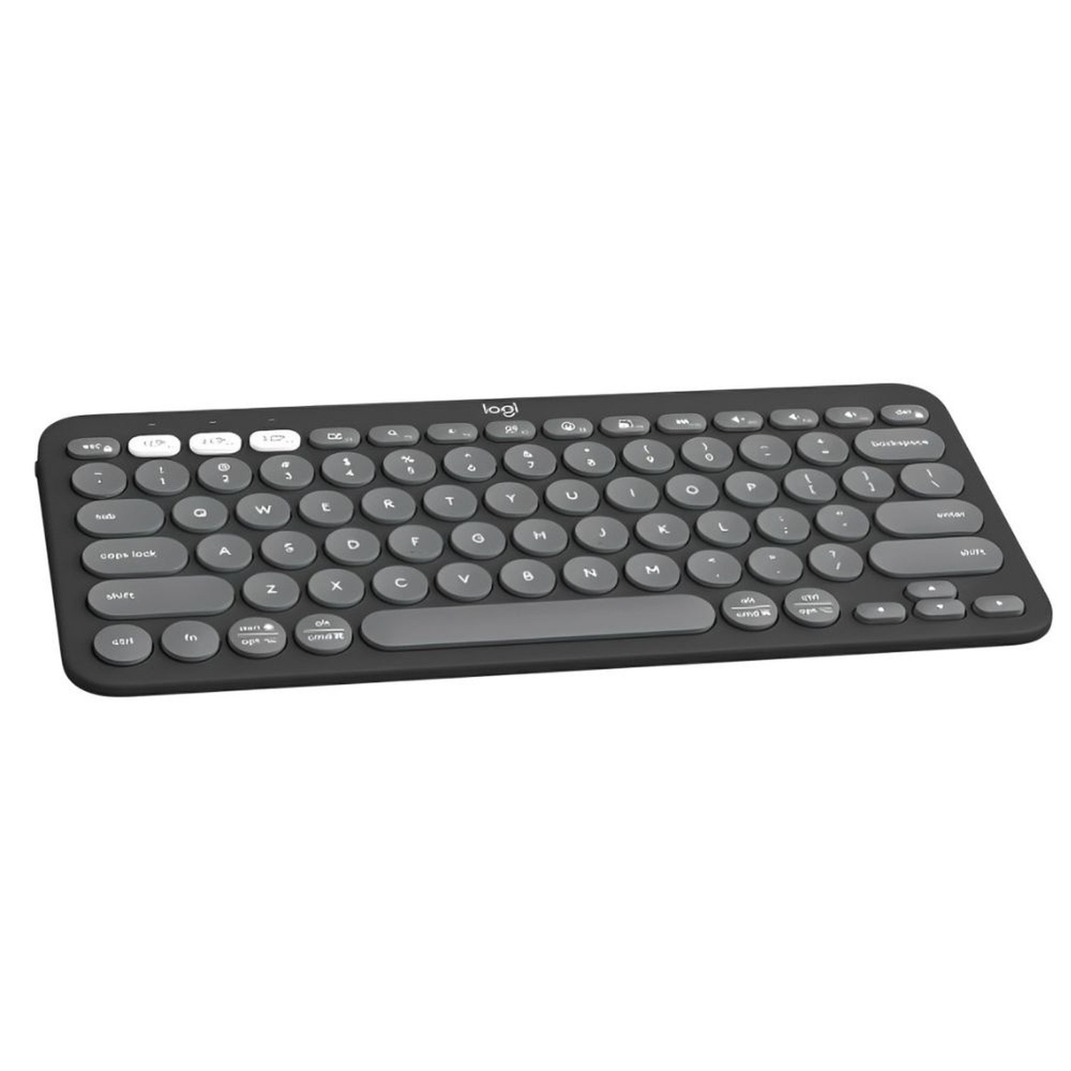 Teclado Bluetooth Pebble Keys 2 K380s, Multi-Dispositivo, Grafite, Padrão Us, 920-011789, Logitech