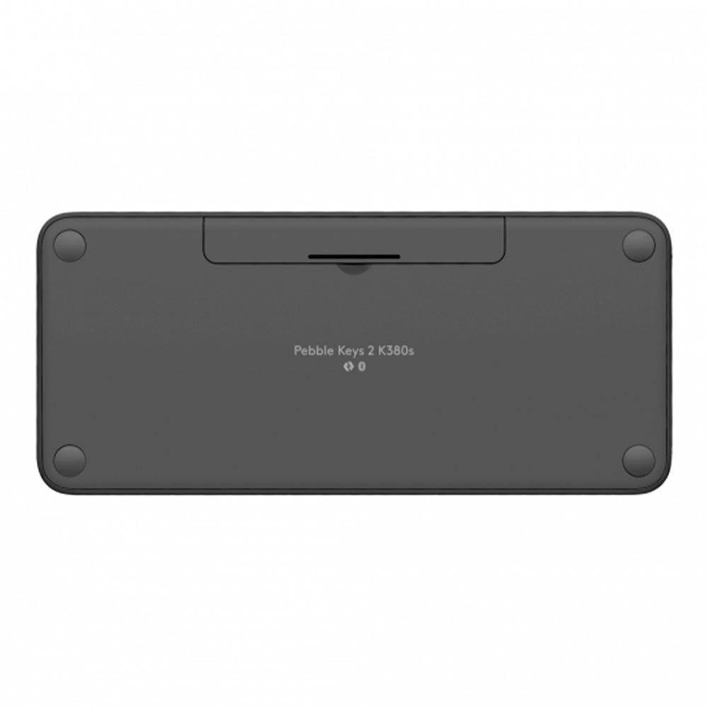 Teclado Bluetooth Pebble Keys 2 K380s, Multi-Dispositivo, Grafite, Padrão Us, 920-011789, Logitech