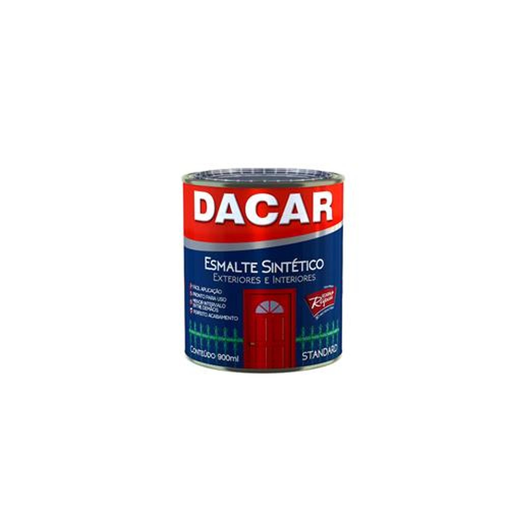 Tinta Esmalte Sintetico Lata 900 Ml Laranja Dacar