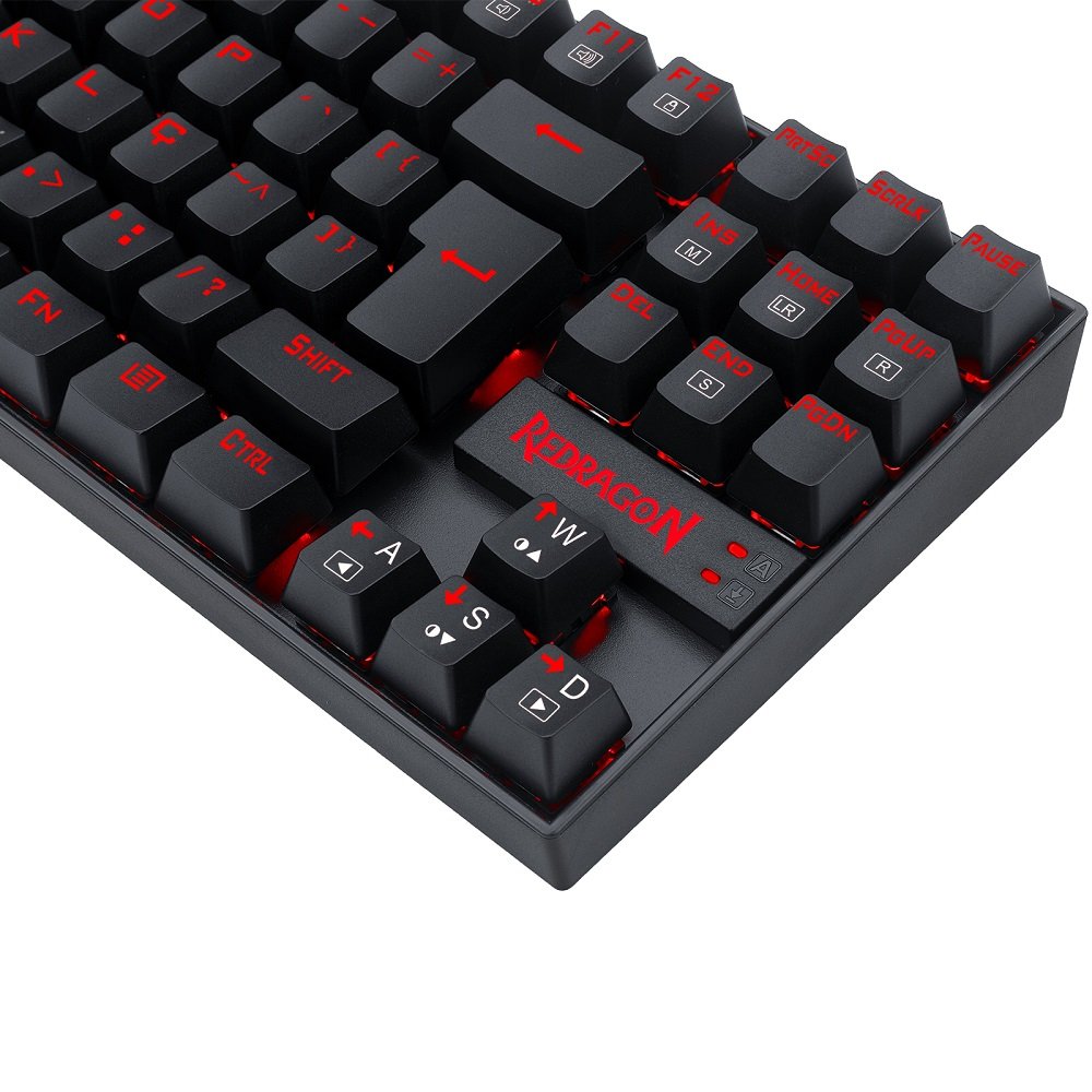 Teclado Gamer Mecanico Kumara Abnt2 Switch Mk2 Diy Red, Modelo K552, Redragon