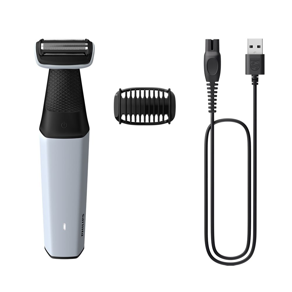 Aparador de Pelos Philips Series BG3007/15 Bodygroom | Sem fio, Preto, Bivolt
