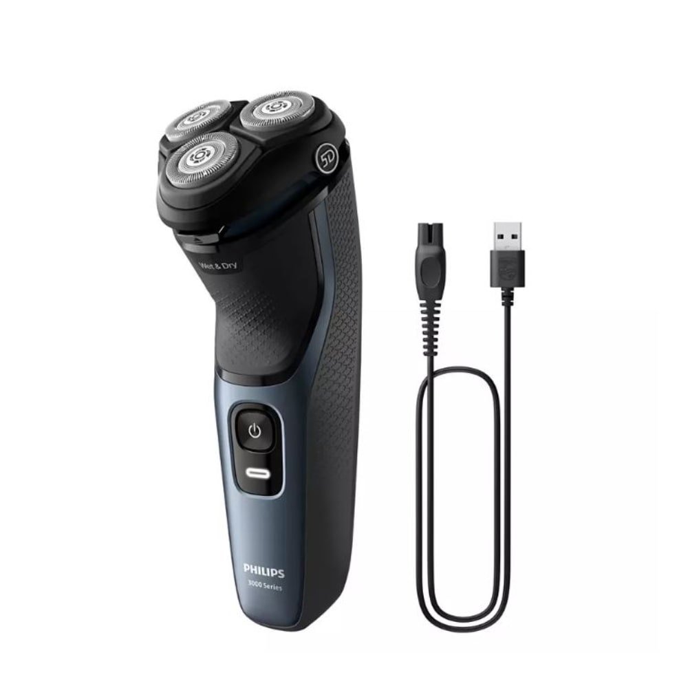 Barbeador Philips Shaver Series S3144/00 | Seco ou Molhado, Preto, Bivolt