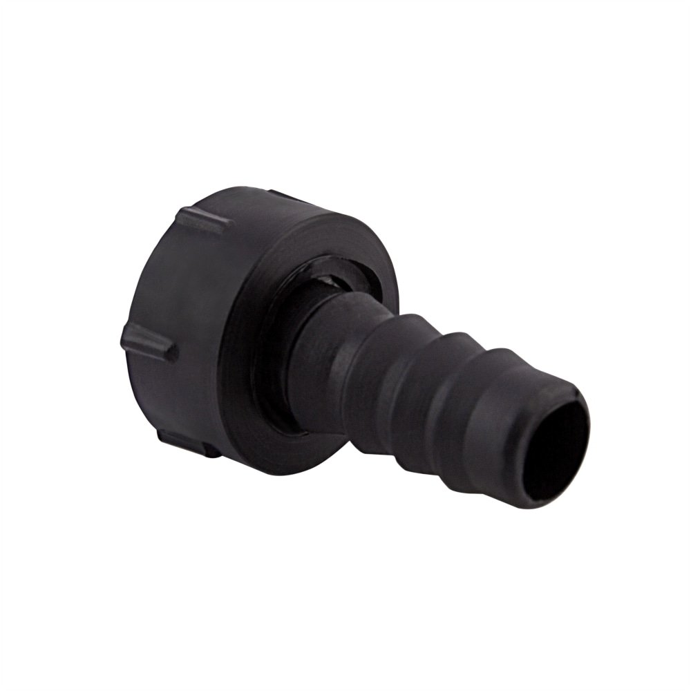 Bico de Torneira para Jardim Rebouças com Porca Preto 1/2 - Embalagem com 12 Unidades