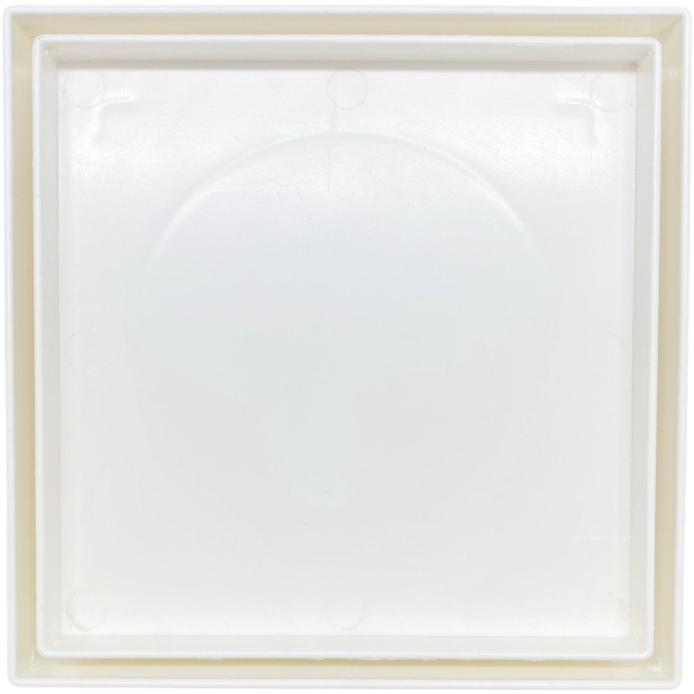 Ralo Oculto Quadrado Rebouças 150X150 Branco