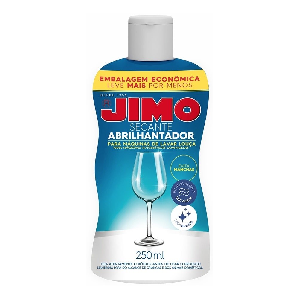 Jimo Secante Abrilhantador para Maquina de Lava Louças 250ml