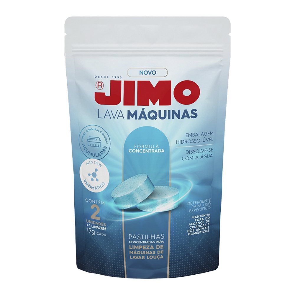 Jimo Lava Máquinas de Lavar Louças 2 Pastilhas 17g