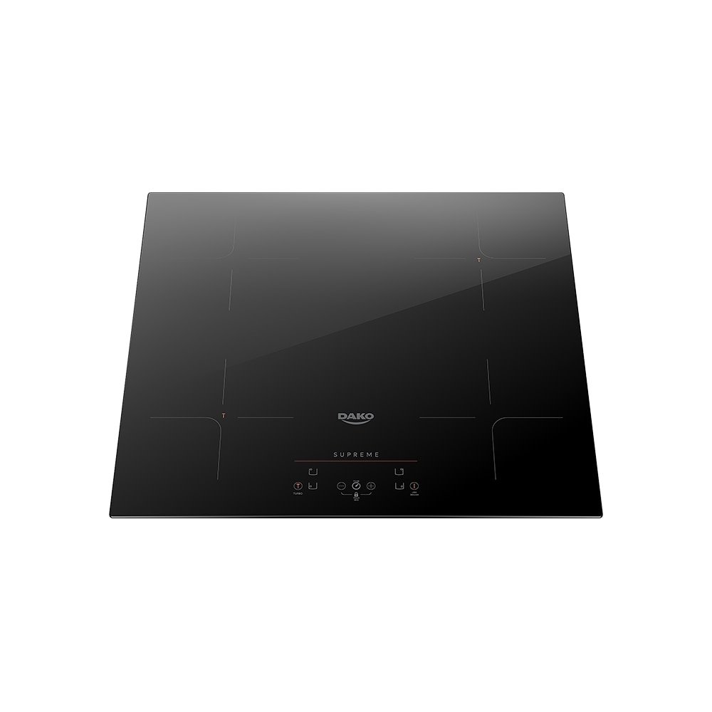Fogão Cooktop Indução 4 Bocas Dako Supreme - Preto, 220V