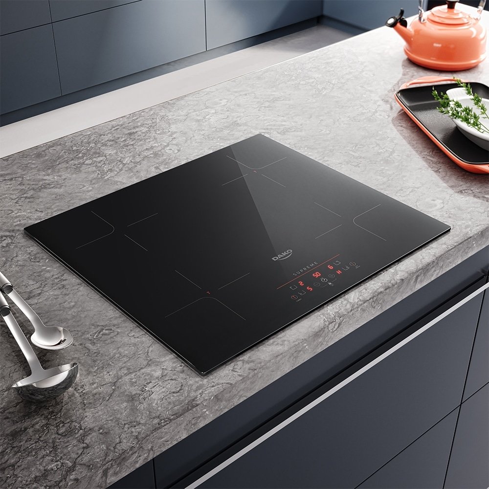 Fogão Cooktop Indução 4 Bocas Dako Supreme - Preto, 220V