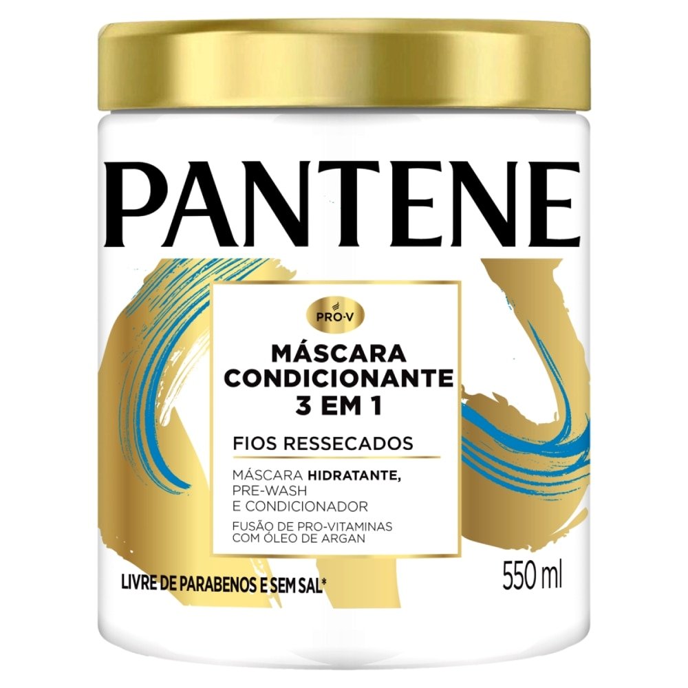 Máscara de Tratamento Pantene 3 Em 1 Condicionante 550ml