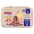 Fralda Descartável Turma da Mônica Premium Jumbo Tamanho XXG ¿ 8 Pacotes com 14 Fraldas- Total 112 Tiras