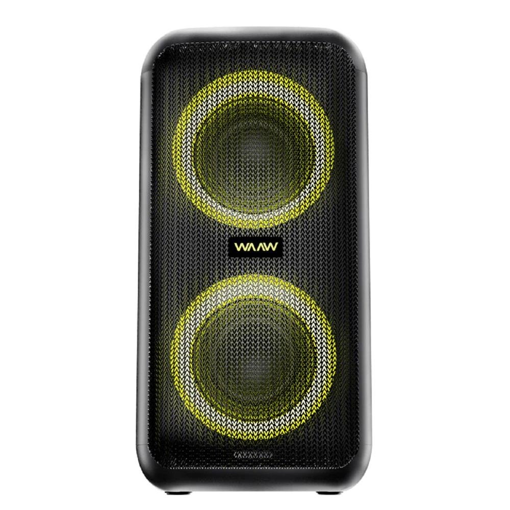 Caixa de Som WAAW Box Infinite 200 By Alok, Bluetooth, 160W RMS, Bateria 4400mAh, Preto