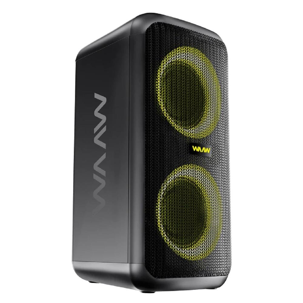Caixa de Som WAAW Box Infinite 200 By Alok, Bluetooth, 160W RMS, Bateria 4400mAh, Preto