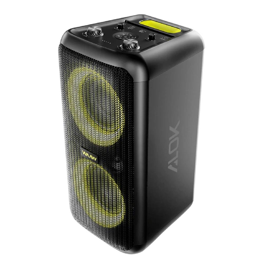 Caixa de Som WAAW Box Infinite 200 By Alok, Bluetooth, 160W RMS, Bateria 4400mAh, Preto