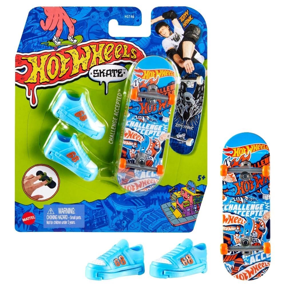 Skate de Dedo Hot Wheels com Acessórios HGT46