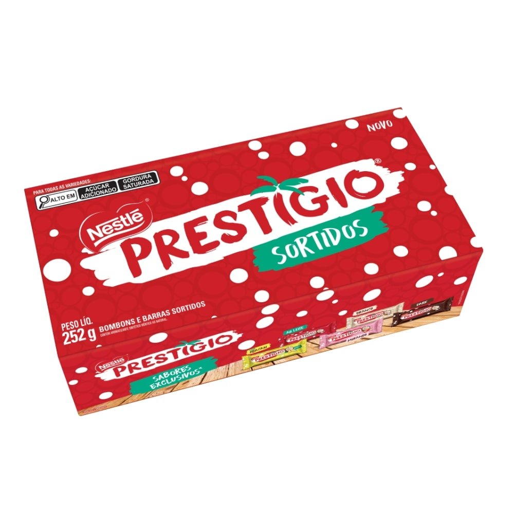 Chocolate Caixa de Bombom Nestlé Prestígio sabores 252g