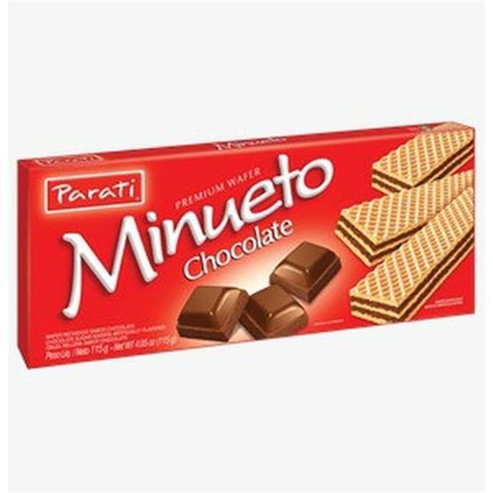 Biscoito Wafer Minueto Chocolate 115G