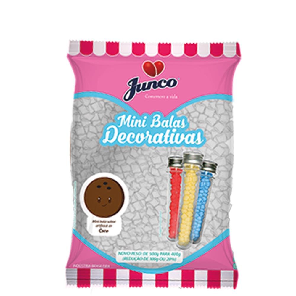 Mini Bala para Aniversário sabor Coco Junco 400g