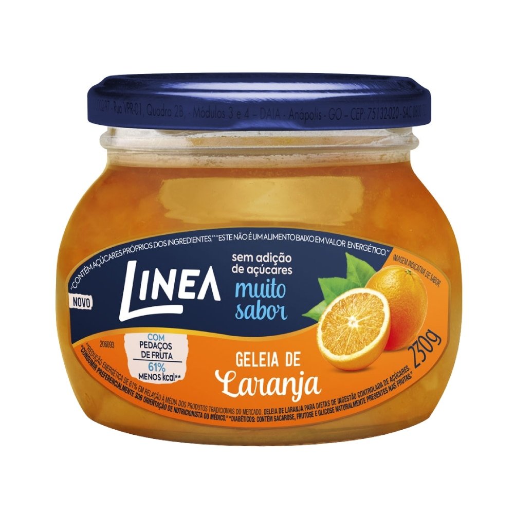 Geleia Línea Laranja Zero Açúcar 230g