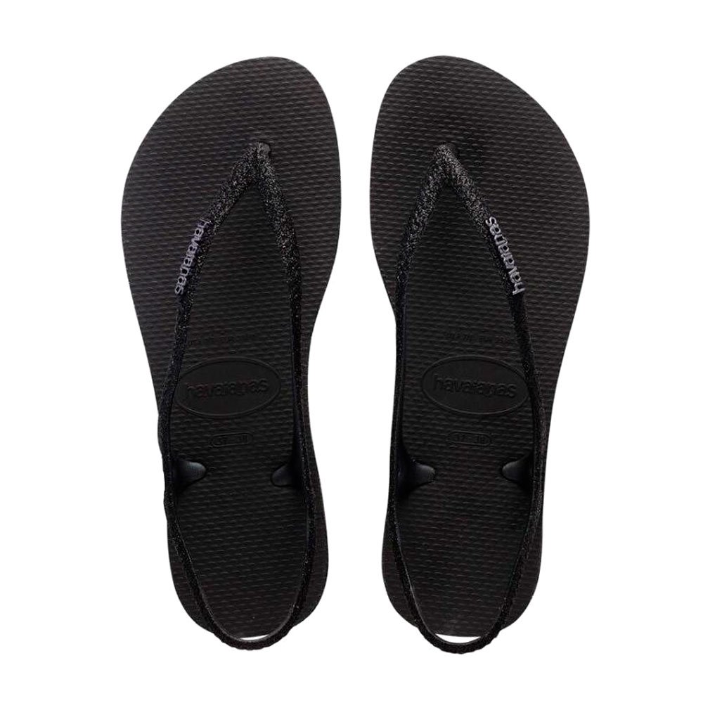 Havaianas Sunny Sparkle (33/34) 0090 Preto com 12 Pares