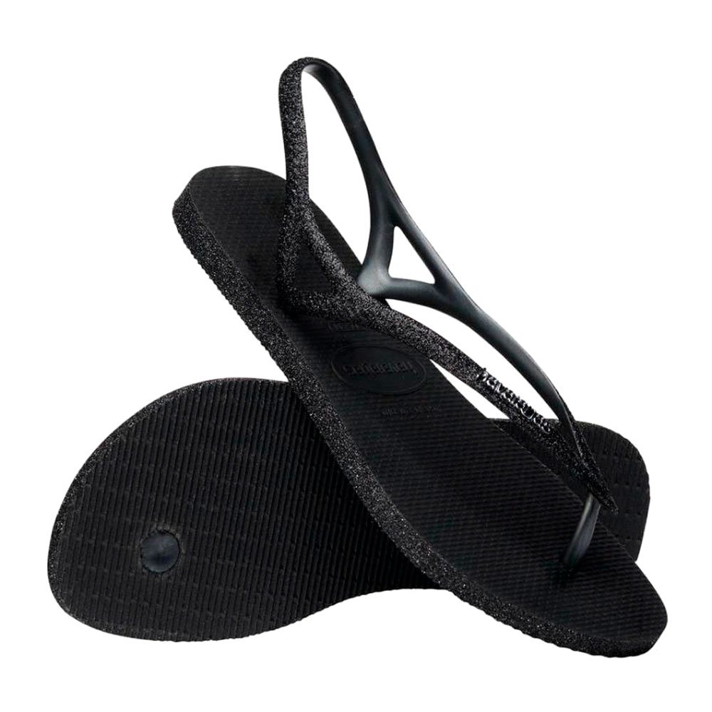 Havaianas Sunny Sparkle (33/34) 0090 Preto com 12 Pares