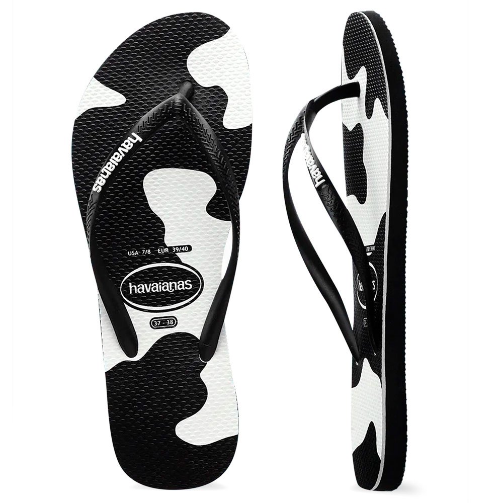 Havaianas Slim Moo Moo 0090 Preto 39/40 com 12 Pares
