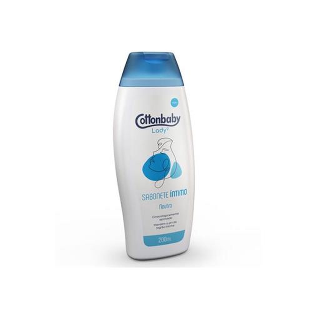 Sabonete Íntimo Lady Neutro 200Ml Cottonbaby