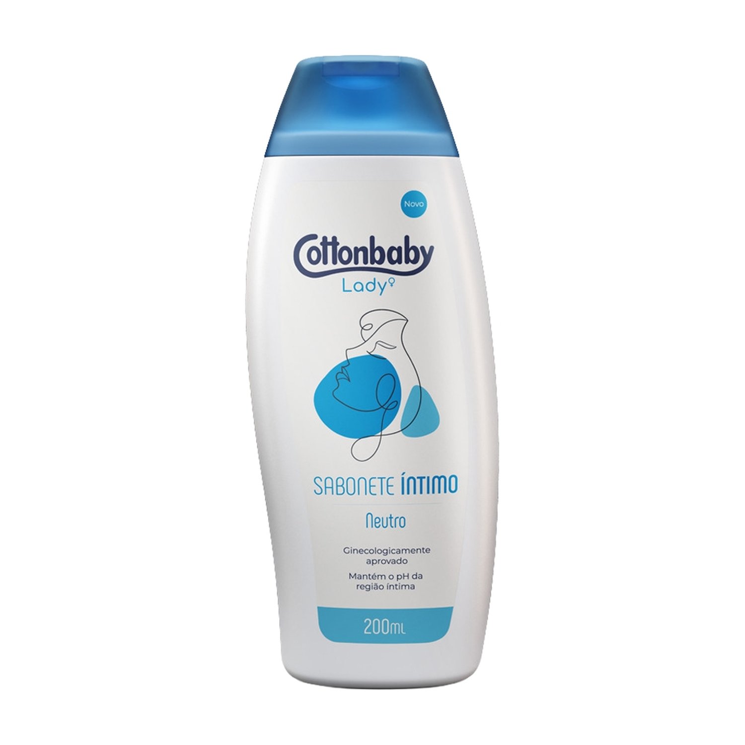 Sabonete Líquido Íntimo Cottonbaby Lady Neutro 200ml