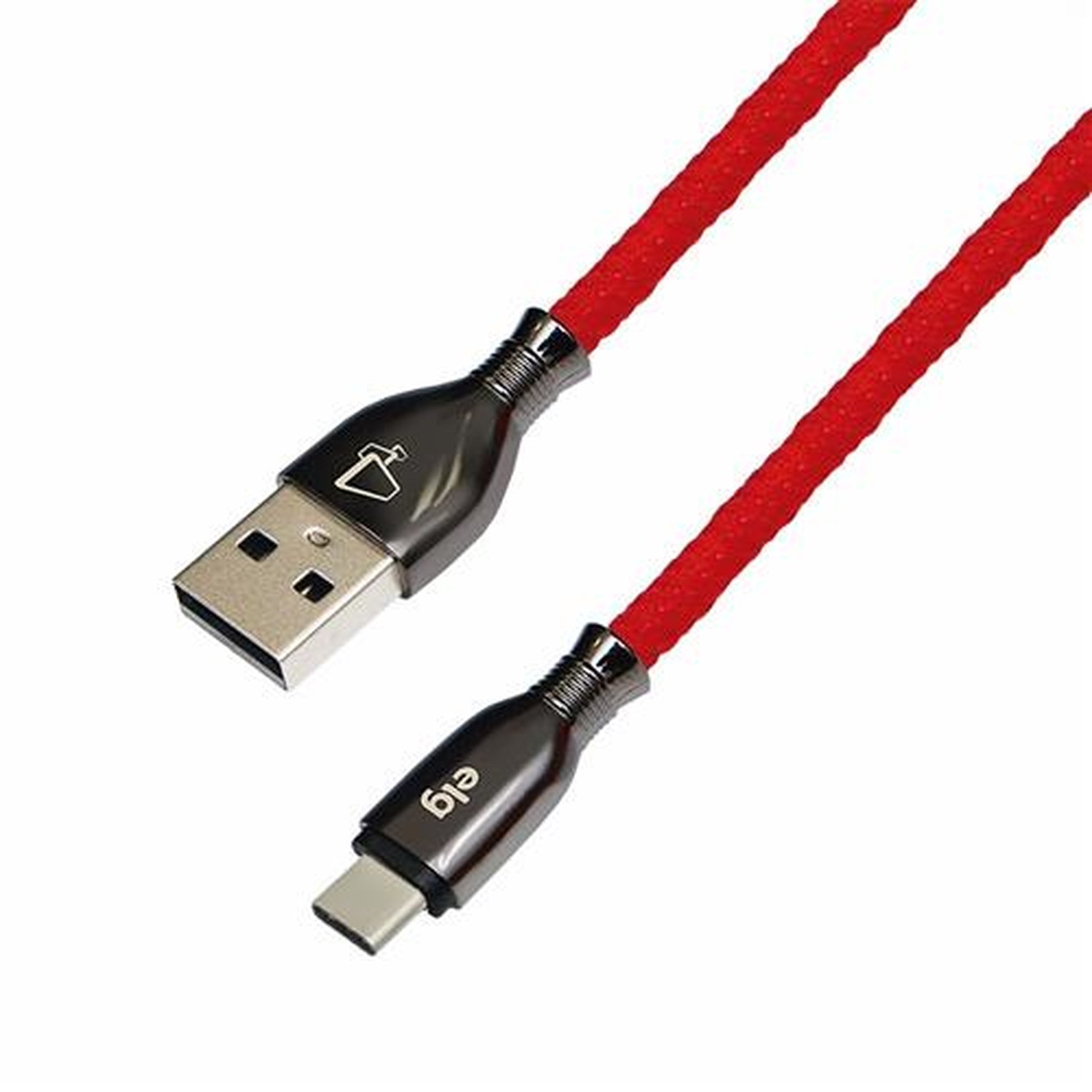 Cabo USB Tipo-C Braided Red - Recarga e Sincronizacao - 1 Metro - TC10BRD