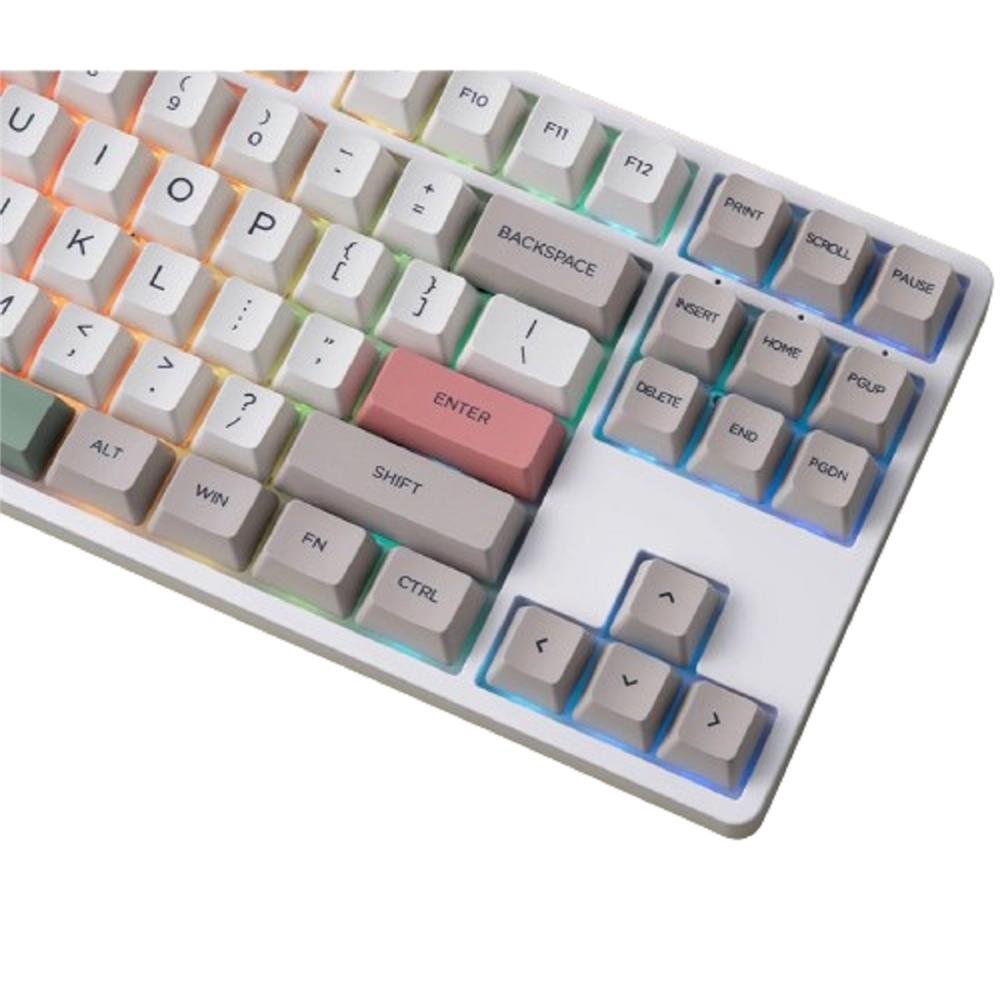Teclado Mecanico Gamer Akko 5087S QMK 9009, Switch Gateron Pink, RGB, USB, ANSI