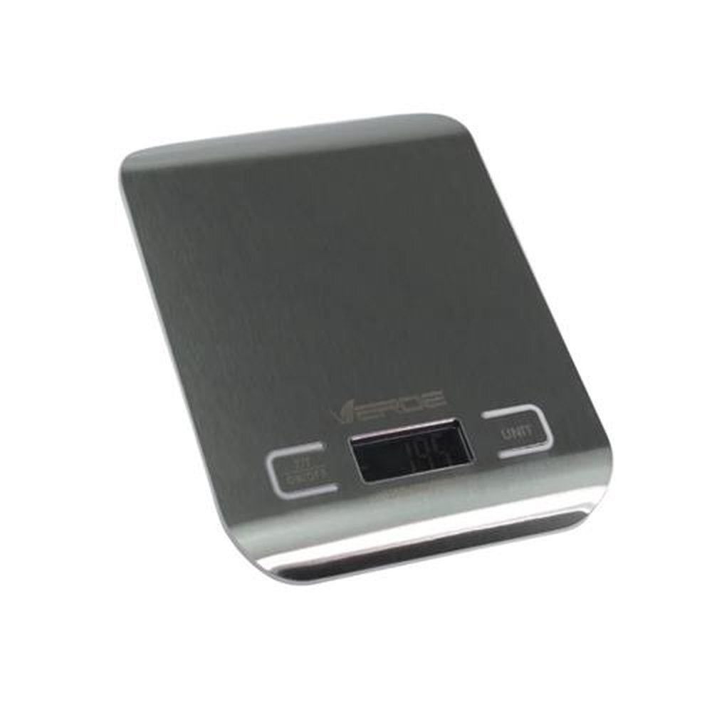 Balança Digital De Aço Inox Para Cozinha 10Kg - Verde