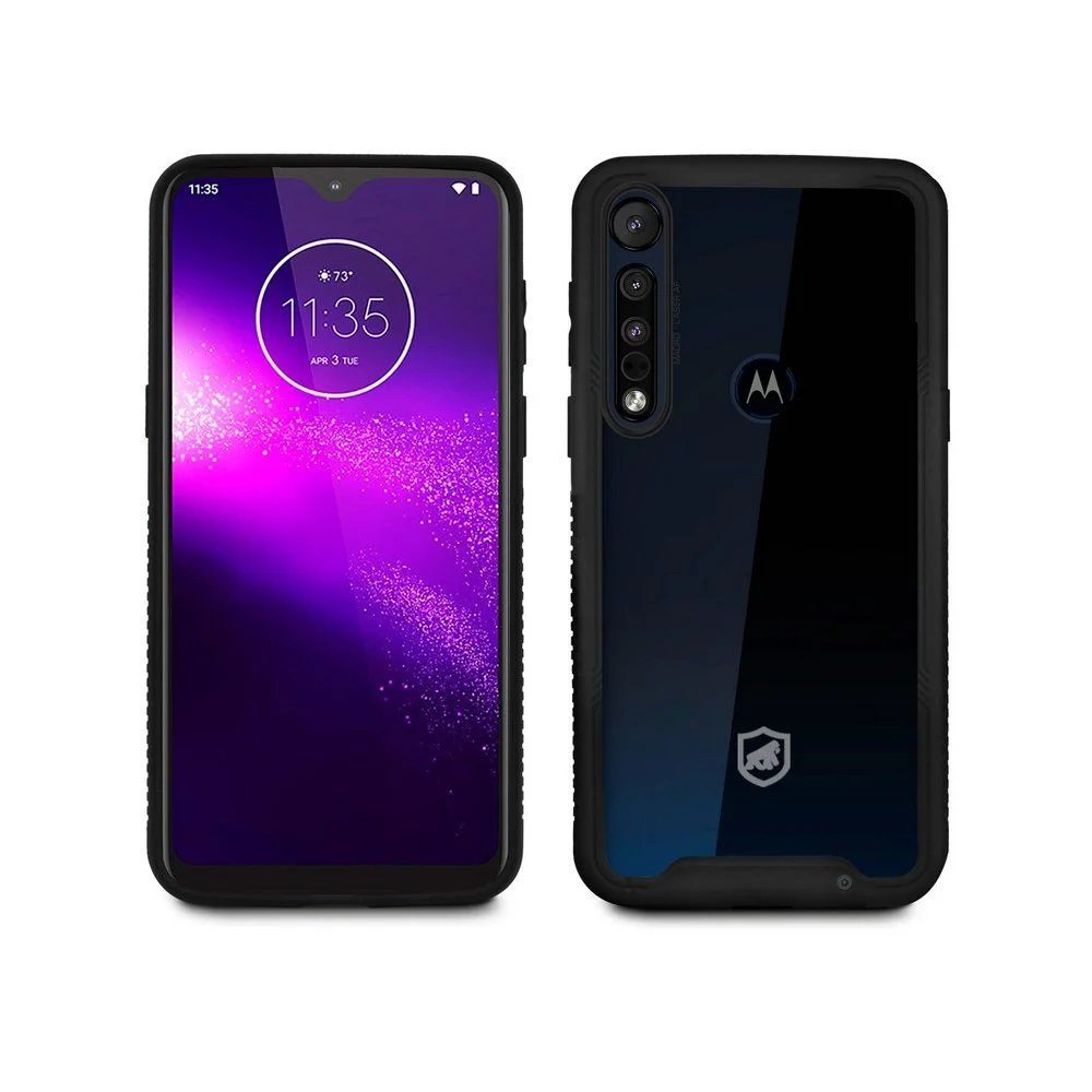 Capa Stronger Preta Para Motorola Moto G9 Power