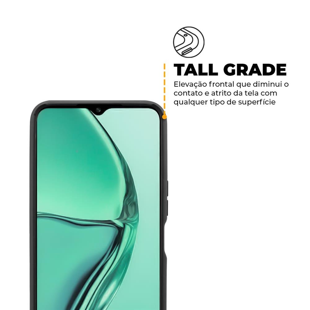 Capa Symetric Para Infinix Hot 20I - Preta