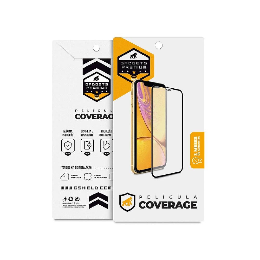 Película Coverage 5D Pro Para Iphone 7 Plus / 8 Plus - Preta