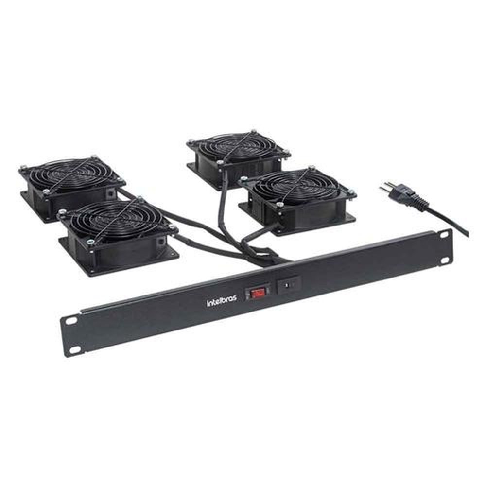 Conjunto Intelbras De 4 Ventiladores Cooler Para Rack Kvr4v 4770008